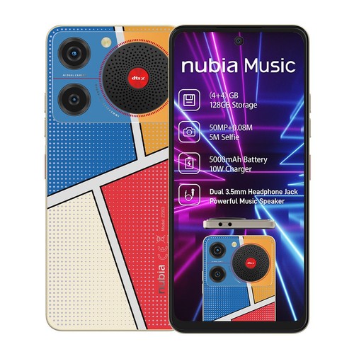Zte nubia music popart 128gb - nubia, 4/128gb