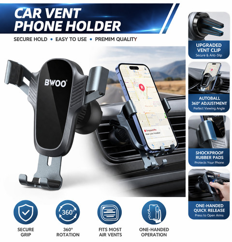 Supporto cellulare auto presa - cellulare,