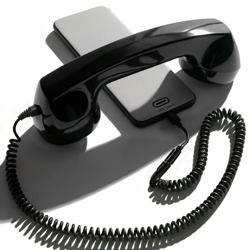 60s micro cornetta retro usb - retro, usb-c